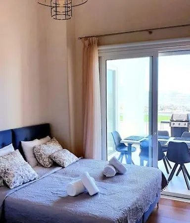 Luxurious Flat With Sea View & Private Ligaria (Crete)